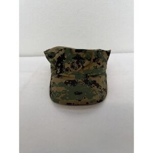 USMC 8-Point Utility Garrison Cover Woodland MARPAT Size Small